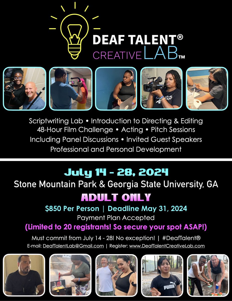 DeafShowRunner's tweet photo. I don’t know who needs to read this, but we will be entering a new era in 2024 where there will be a rise of #BlackDeafCreatives and the representation of BIPOC Deaf actors on the screen. #DeafTalent®️ #DeafTalentCasting #TVCreator #Writer #ExecutiveProducer #ElevatingDeafTalent https://t.co/aZ2c10LFg2