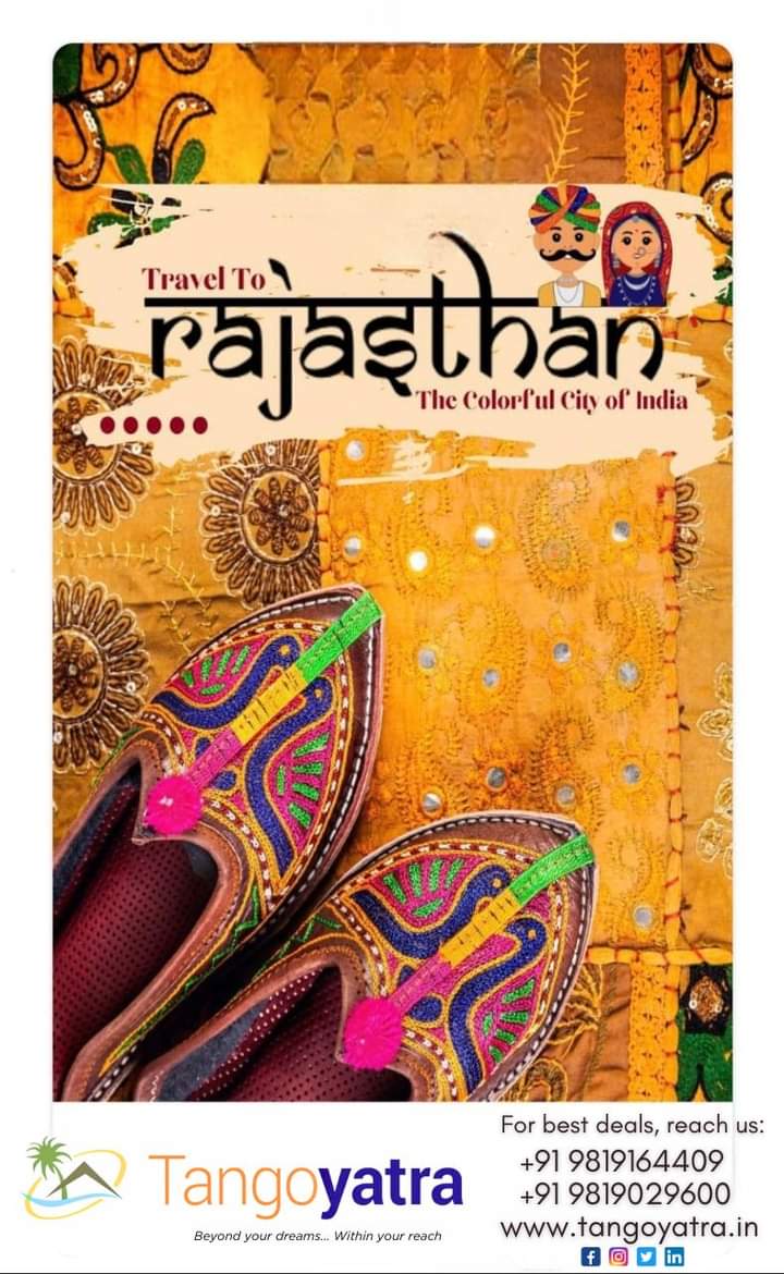 tangoyatra's tweet photo. 🌟 Explore the Vibrant Hues of Rajasthan with Tango Yatra!
✈️ Travel to the Colorful City of India!
🏰 Contact Tango Yatra for Exclusive Deals!
Reach out to us at:📞 098191 64409 / +91 9819029600
https://t.co/fecz98V8L0
#RajasthanDiaries #ColorfulIndia https://t.co/W3M8rBaJgH