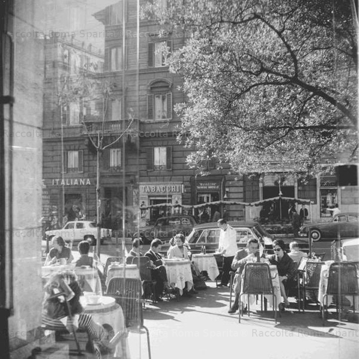 From la Dolce Vita memories. Café Doney in 1960. credit @romasparita #westinrome #excelsiorlegacy #doneyrestaurant #viaveneto #beautifulmemories