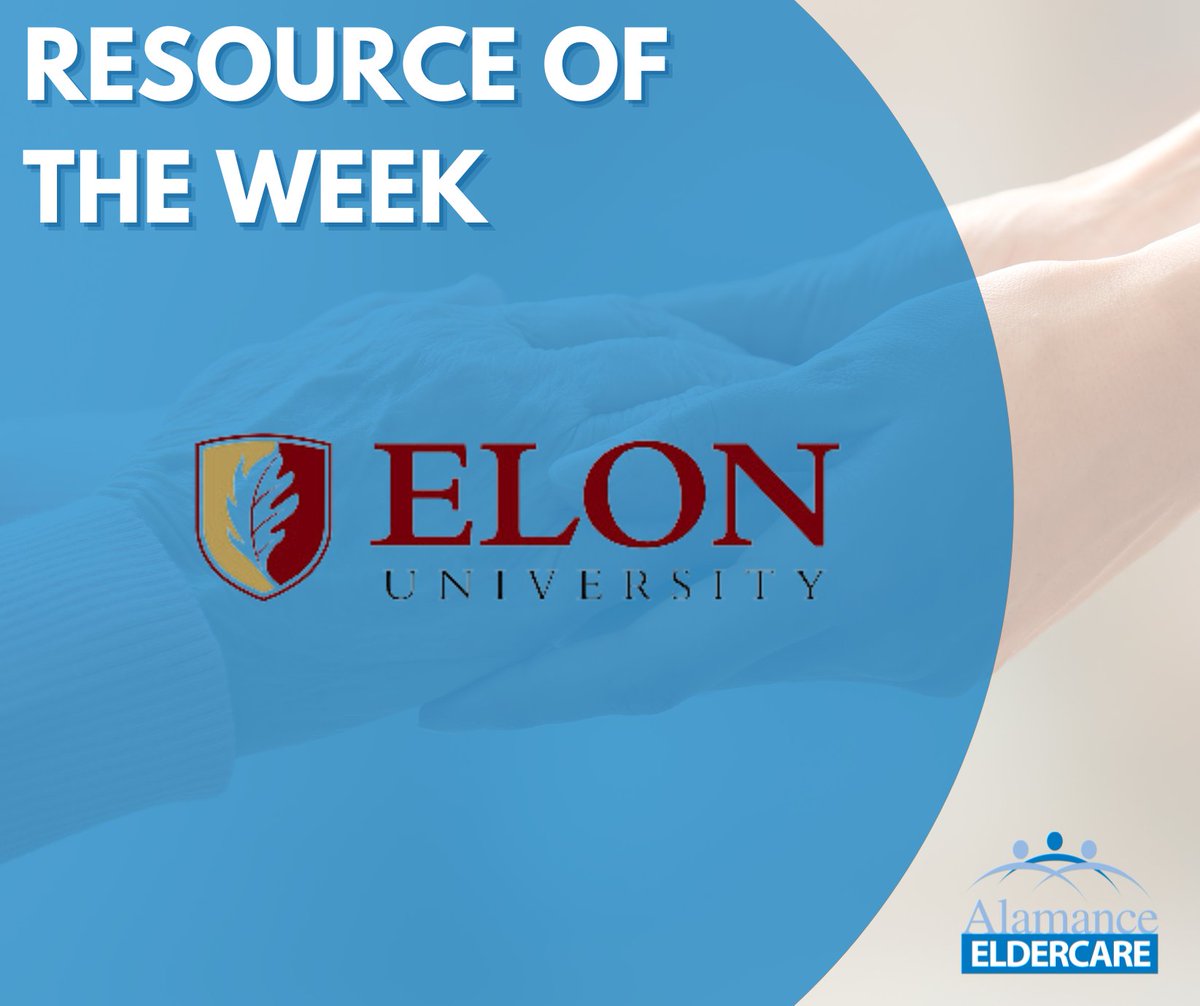 Our resource of the week is Elon University and the Anatomical Gift Program. Click the link below to learn more!
ow.ly/8Ra050Q6EvX

#resourceoftheweek #alamanceeldercare #wecare