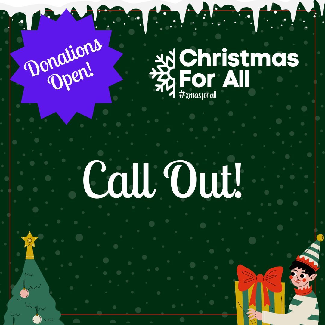 We are in need of contributions of wrapping paper and gift bags. These items will be distributed to families so they can wrap their own presents before the big day!

If you have any of these items that you would like to donate, please contact our team directly.