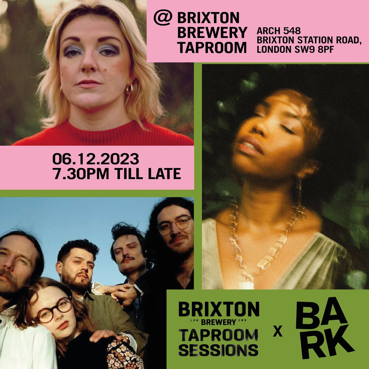 A reminder that we're back at @BrixtonBrewery Taproom, Wed 6th Dec. With a fabulous lineup featuring @kianjamusic, @Bojockey_ and @sirene_music. A pay what you want gig, make a note :-).