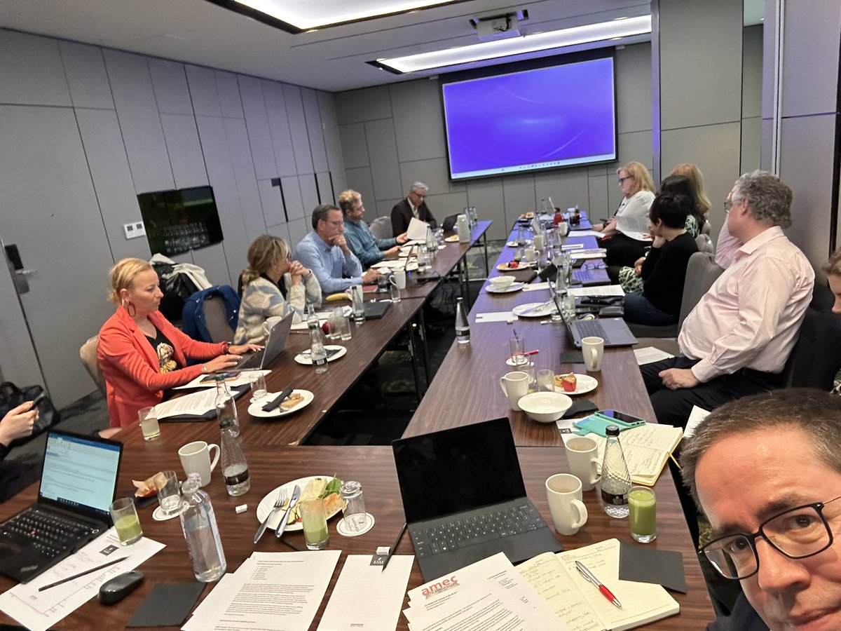 richardbagnall's tweet photo. The @amecorg AGM is in full swing. Chair @aseemsood talking us through a year of solid accomplishments and achievements and some
Plans for the year ahead. This meeting is happening during AMEC’s measurement month #amecmm in advance of the #amecawards tonight. Good luck to everyone who has been shortlisted.