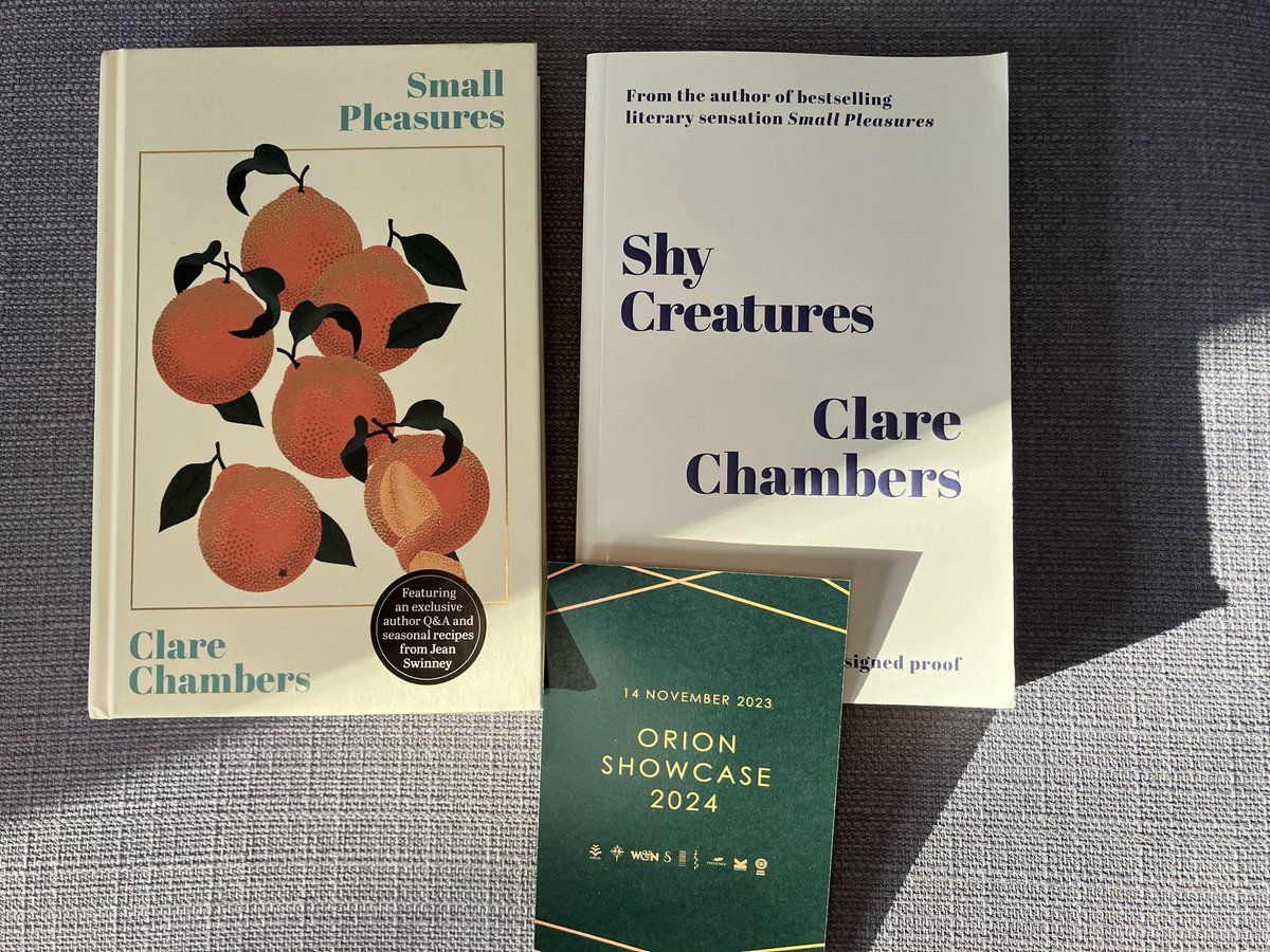 LauraPAuthor's tweet photo. I picked up so many proofs at the @orionbooks showcase on Tuesday. The 2024 list is 🔥. And that special edition of #SmallPleasures! #ShyCreatures #TheChain #TheFellowshipofPuzzlemakers #ImFckingAmazing #AvaAnnaAda #MoralInjuries #TheCautiousTravellersGuidetotheWastelands https://t.co/kMC5wRrBRk