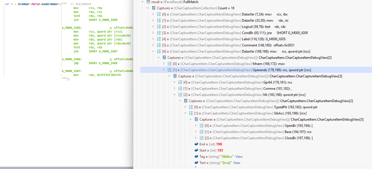 hypeartistmusic's tweet photo. Getting up on its feet
#dotnet #csharp #asm #parsing #coding4fun https://t.co/9HYToGdUxw