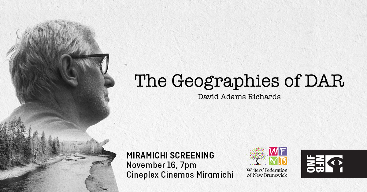 Osas Eweka-Smith (@nfb_osas) on Twitter photo This artistically captivating new <a href="/thenfb/">National Film Board of Canada</a> film by #NewBrunswick's #MoniqueLeBlanc featuring renowned Cdn author #DavidAdamsRichards is selling out everywhere it goes--at <a href="/AfterwordsF/">AfterWords Literary Festival</a>, <a href="/silverwavefilm/">Silver Wave Film Fest</a>, now the hometown screening tonight in #Miramichi. ♥️🍿📽️mediaspace.nfb.ca/epk/the-geogra… This artistically captivating new <a href="/thenfb/">National Film Board of Canada</a> film by #NewBrunswick's #MoniqueLeBlanc featuring renowned Cdn author #DavidAdamsRichards is selling out everywhere it goes--at <a href="/AfterwordsF/">AfterWords Literary Festival</a>, <a href="/silverwavefilm/">Silver Wave Film Fest</a>, now the hometown screening tonight in #Miramichi. ♥️🍿📽️mediaspace.nfb.ca/epk/the-geogra…