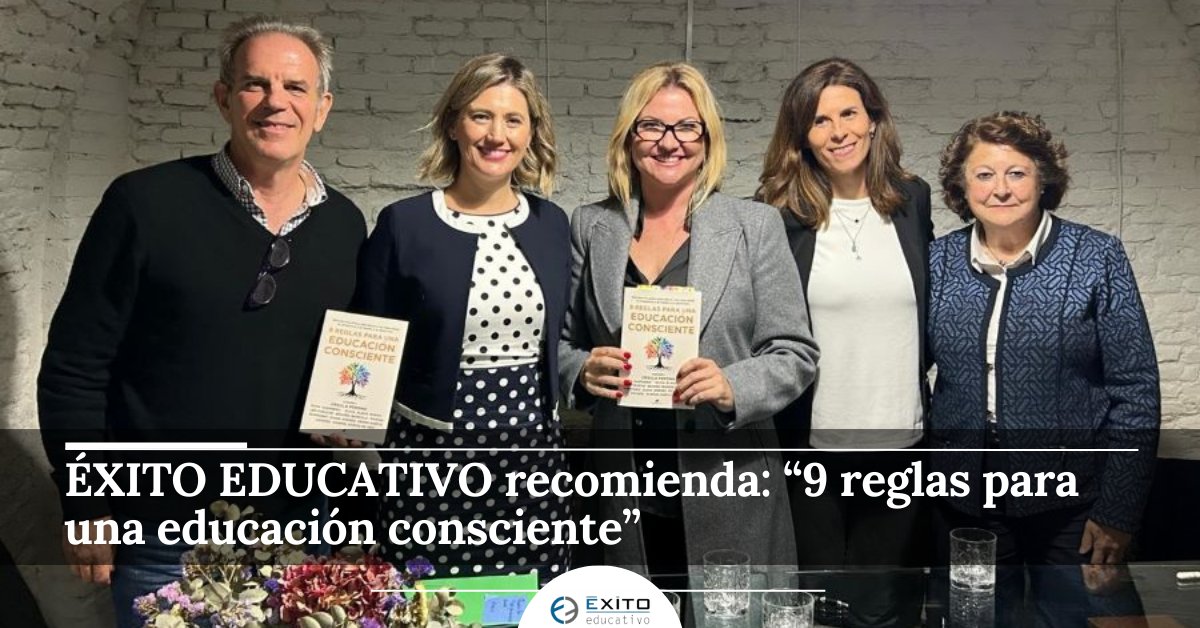 Esta semana se ha presentado una de las obras más recomendable del curso: "9 reglas para una educación consciente" con Úrsula Perona, Begoña Ibarrola, <a href="/silviaalava/">Silvia Álava Sordo</a>, Diana Jiménez y <a href="/LeoFaracheKing/">Leo Farache</a>
🔗exitoeducativo.net/libro-recomend…
#EducaciónConsciente #LibrosEducativos #PadresYEducadores