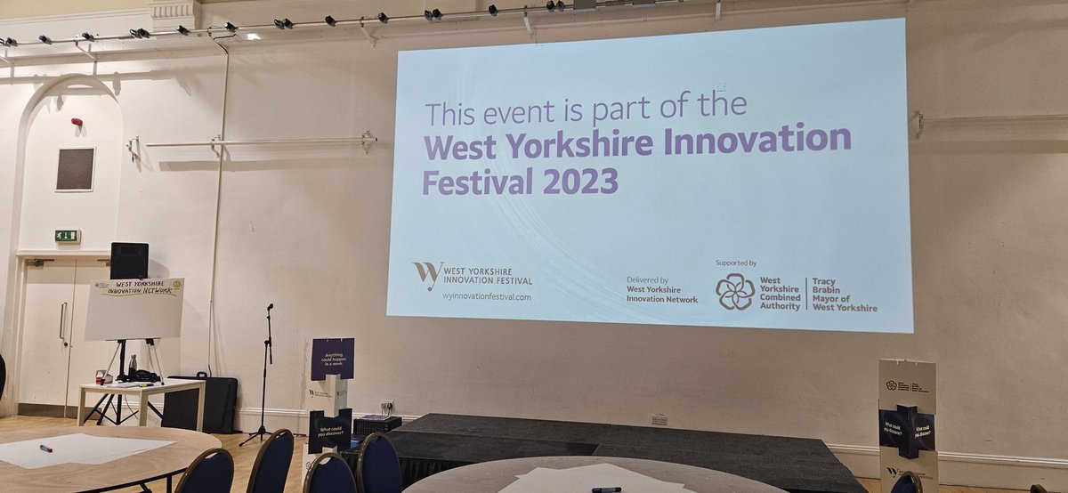Just arrived at the West Yorkshire Innovation Network Meeting.
Looking forward to this afternoon session.

#westyorkshire #innovation 
<a href="/HealthInnovYH/">Health Innovation Yorkshire & Humber</a> @AmyLochtie