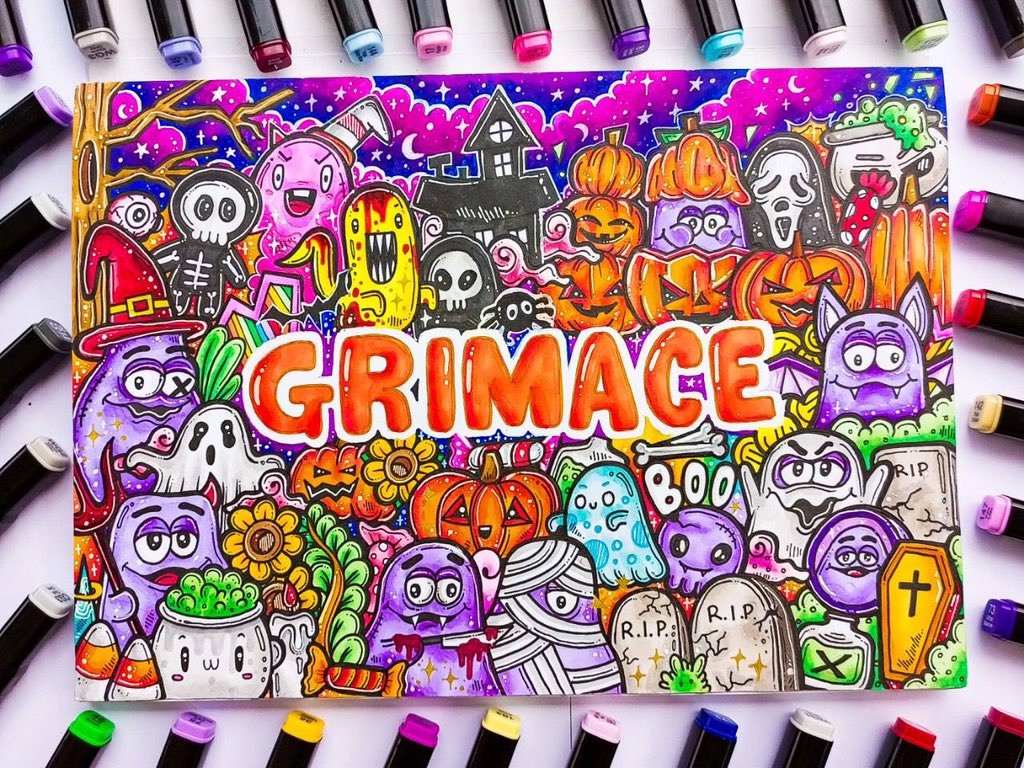 GrimaceOdysseus's tweet image. grimace is the epicenter of talent