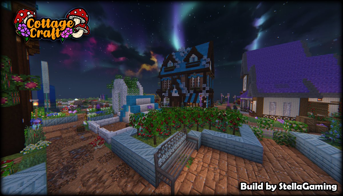 The CottageCraft modpack is close to being released on <a href="/modrinth/">Modrinth</a>!  

This wonderful build by <a href="/StellaGamingMC/">StellaGaming |</a> showing off the abundance of greenery &amp; our custom coloured wood!

#MinecraftSMP #minecraftbuild #moddedminecraft #CottageCraft