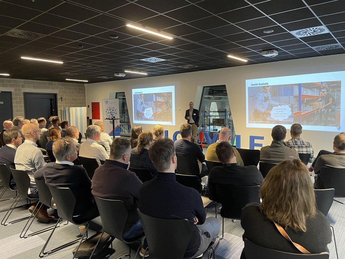 Warehouse of the future event, inclusief rondleiding Log!Ville <a href="/industriepartn1/">industriepartnerschap</a> <a href="/VLAIO_be/">VLAIO</a> <a href="/Logiville1/">Logiville</a> <a href="/IntervestOW/">Intervest</a>