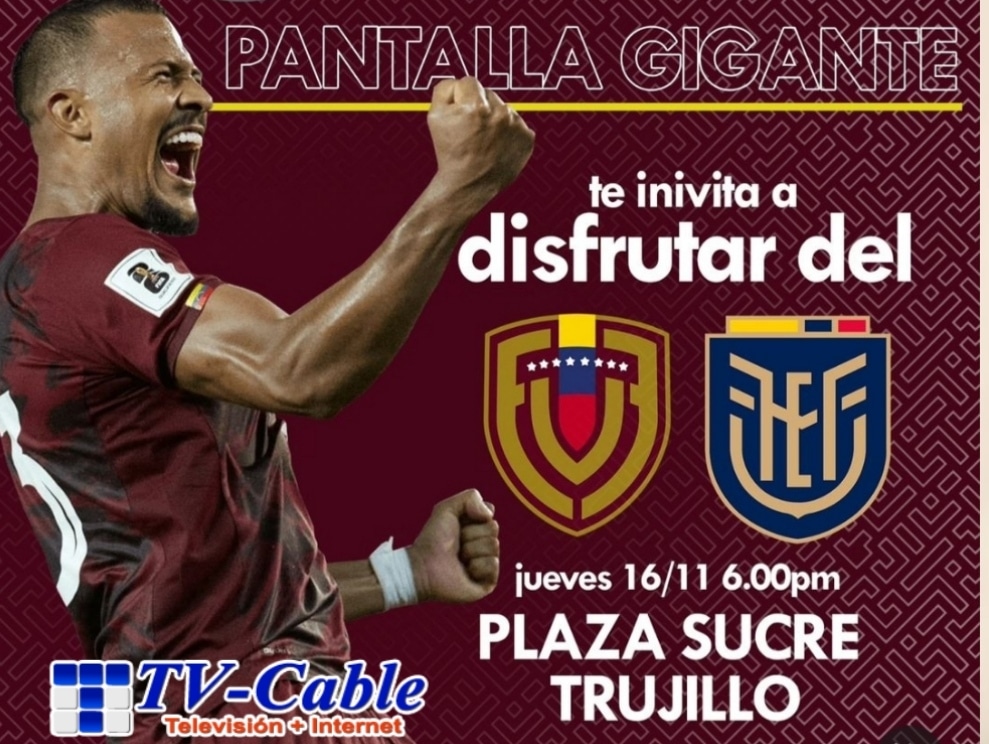 tvtrujillo's tweet photo. #eliminatoriassubamericanas #televen #tvcable https://t.co/REZ9SOjUvq