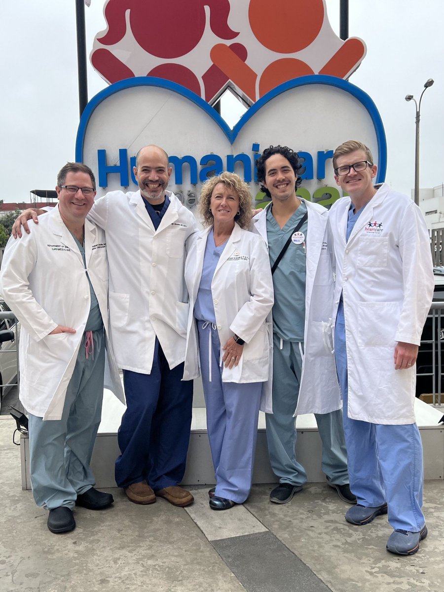 Jack Crawford, M.D., Ph.D., and Patrick Hussey, M.D., went to the Instituto Nacional de Salud del Nino, San Borja, Peru with Heart Care International and collaborated with members of the local team at San Borja in more than 10 pediatric cardiac surgeries.