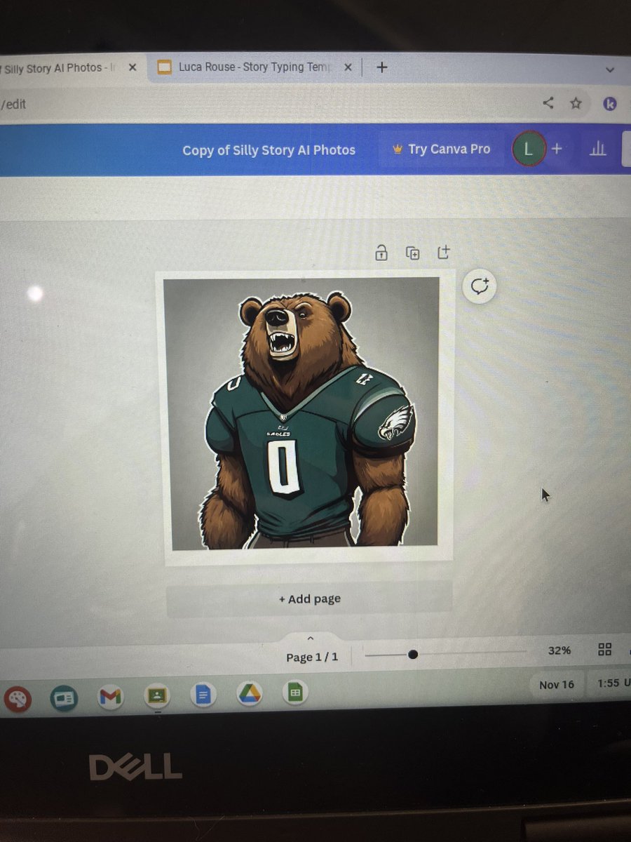 Saw this post last night, and it sparked so many ideas for today! We’re currently writing silly animal narratives to go along with the story “Dogs Don’t Wear Sneakers.” Today, students started using Canva AI to create a cartoon character to match their stories— SO COOL!!!!