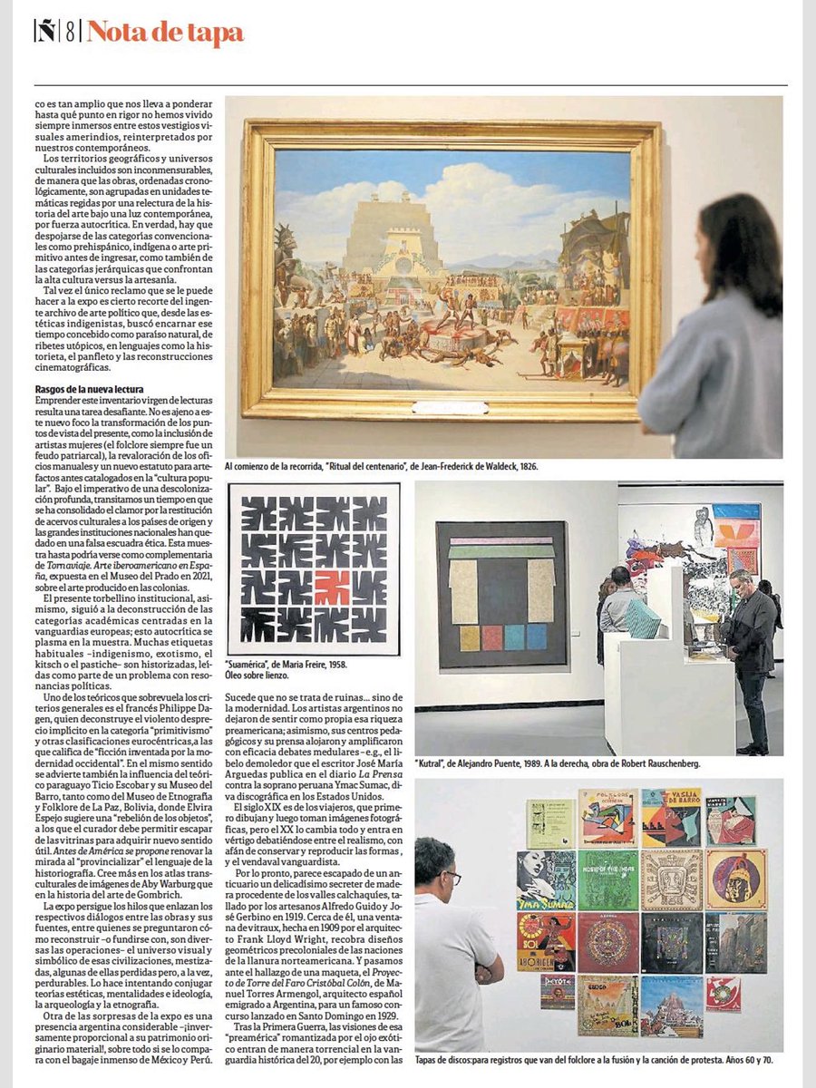 joseignacio's tweet photo. @JavierGomaL @museodelprado @fundacionmarch El suplemento cultural Ñ de Clarín le ha dedicado esta semana su portada y es su tema principal https://t.co/eZoX3JTzMR