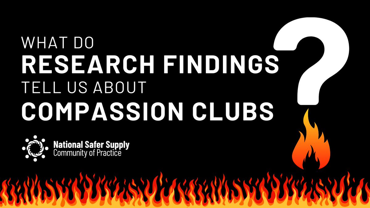 ℹ️What do research findings tell us about compassion clubs❓

📢Here's Part 2⃣ of our series covering everything you need to know about compassion clubs and saving lives❤️‍🔥

🧵1/10

#DULFSavesLives #SaveDULF #IStandWithDULF #HarmReduction