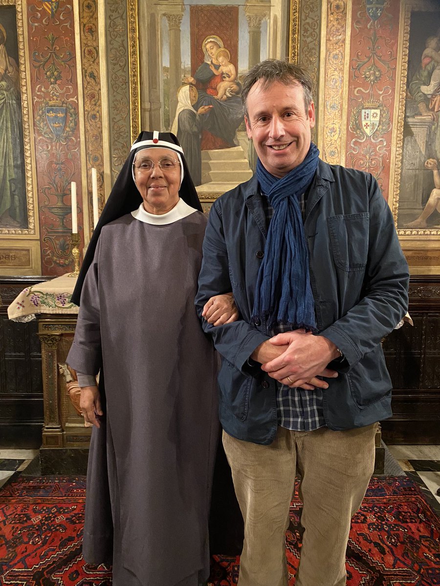 I’m in the eternal city of Rome, visiting St Birgitta’s spiritual home. Sister Maria showed me where Margery Kempe stayed. It’s simultaneously the 650th anniversary of Kempe’s birth, Birgitta’s death and Julian of Norwich’s ‘Showings’. #margerykempe #pilgrimage #julianofnorwich