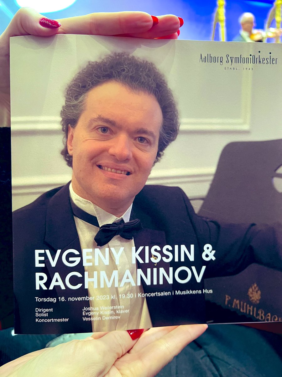 Sooo looking forward to listening to Kissin in Rach 3 tonight 🤗🥳🎶🎹