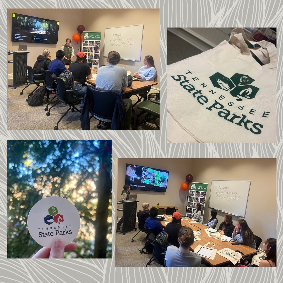 MC_CareerCenter's tweet photo. We welcomed Meg Guy back to campus this afternoon! Meg hosted a Special Info Session highlighting the opportunities available at Tennessee State Parks. If you missed out &amp; want more info, email the MC Career Center!  #CareerReadyScots #SummerInternships #TSP https://t.co/lUTBfzGfBQ