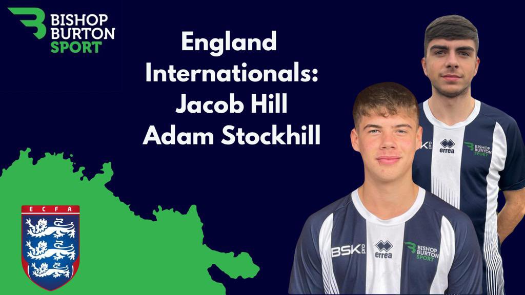 OneBishopBurton's tweet photo. Bishop Burton are delighted to announce that Jacob Hill and Adam Stockhill have been called up to represent England Colleges and will receive International Honours. An incredible achievement to make the final squad of 20 that will represent their country this year ⚽️🏴󠁧󠁢󠁥󠁮󠁧󠁿👏 https://t.co/WQWDYwjJLj