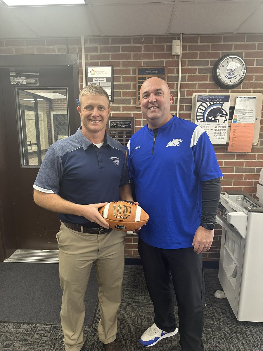 Springboro Panthers (@boro_panthers) on Twitter photo Dropped off Game Day materials at Waynesville and Valley View today ahead of tomorrows Division V Region 20 Championship! It’s going to be a great game and can’t wait to host at Watkins Stadium! <a href="/SpartansView/">Valley View Spartans Athletic Dept</a> <a href="/WaynesvilleFB/">Waynesville Spartans Football</a> <a href="/OHSAASports/">OHSAA Sports</a> Dropped off Game Day materials at Waynesville and Valley View today ahead of tomorrows Division V Region 20 Championship! It’s going to be a great game and can’t wait to host at Watkins Stadium! <a href="/SpartansView/">Valley View Spartans Athletic Dept</a> <a href="/WaynesvilleFB/">Waynesville Spartans Football</a> <a href="/OHSAASports/">OHSAA Sports</a>