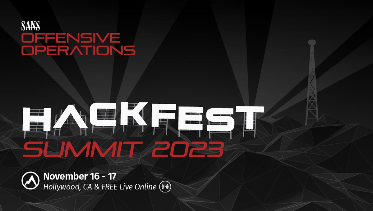 0x454b's tweet photo. As always, the @SANSOffensive HackFest Summit 2023 offers exceptional (technical) content. Highly recommended for those interested in offensive security. #HackFest https://t.co/nT8bwpSmvO