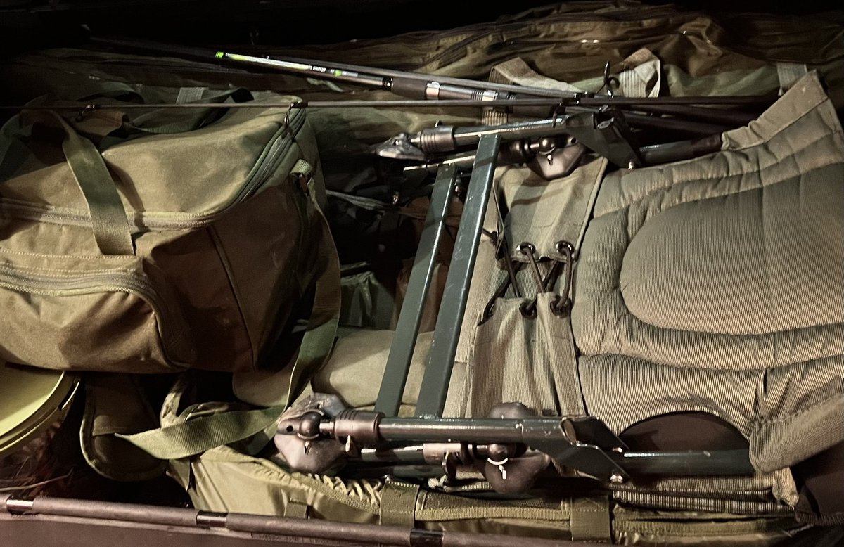 Boot packed ready for the 5:30am alarm 😫 Should be getting around 8 hours in on the lake tomorrow. Weather looks good albeit cold. #TightLines #ApexAngling #CatchAndRelease #Carpography #Carp #Angling #Fishing #FishingLife #AnglingLife