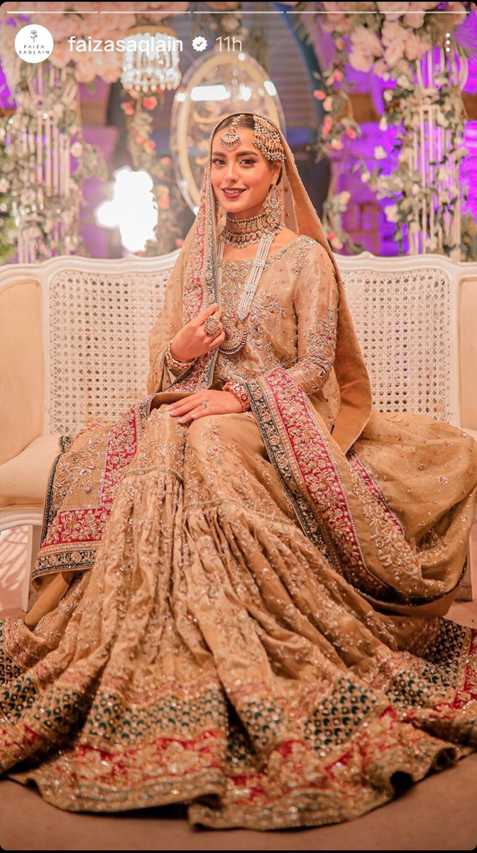 The Faiza Saqlain Lehenga Gate featuring #SaboorAly & #IqraAziz

So, Saboor got married in REAL LIFE & wore a Designer Lehenga on her big day which was a Faiza Saqlain design in January this year.

Iqra Aziz wore the same design with strikingly similar getup (jewellery etc) for a…