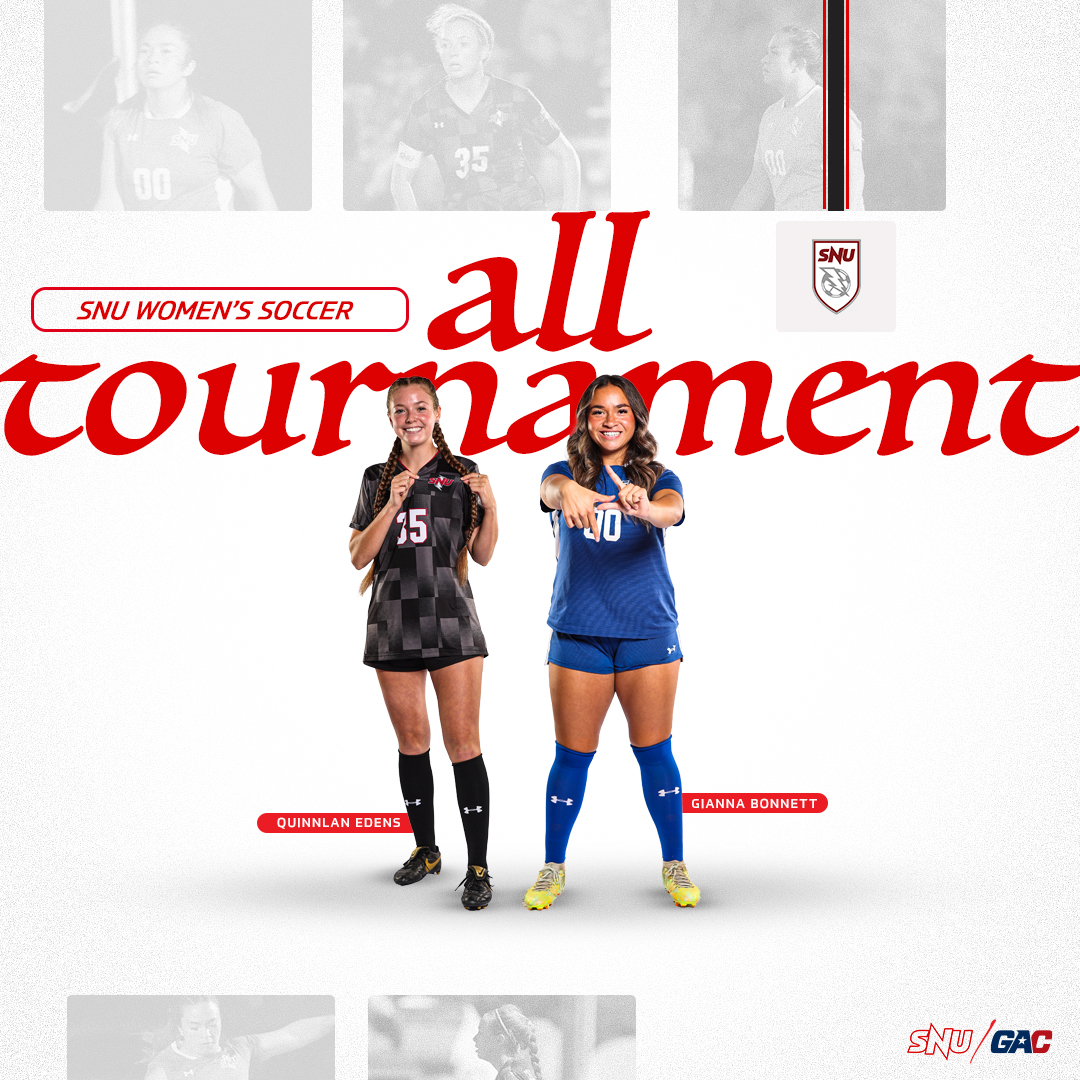 𝐏𝐨𝐬𝐭-𝐬𝐞𝐚𝐬𝐨𝐧 𝐖𝐎𝐑𝐊 💪

Hats off to Quinn Edens and Gianna Bonnett for making it on the 𝗚𝗔𝗖 𝗔𝗹𝗹-𝗧𝗼𝘂𝗿𝗻𝗮𝗺𝗲𝗻𝘁 𝗧𝗲𝗮𝗺!

#BoltsUp⚡️ | <a href="/SNUSoccerW/">SNU Women's Soccer</a>