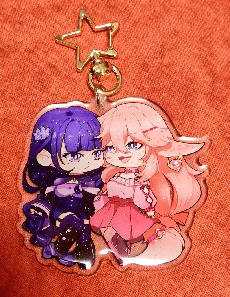 雷神バアル ,八重神子(原神) 「En varios eventos me preguntasteis por e」|🌟yami11arts🌙 # AA14 Salón manga Alicanteのイラスト