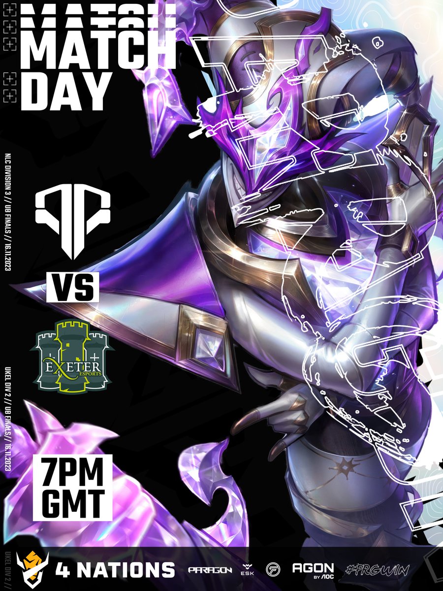 PARAGONPRG's tweet photo. Tonight is the Upper Bracket Finals for the @TheUKEL Div 2 Playoffs against @ExeterEsports!

Will we secure our spot in promotions, continuing our almost flawless run?

Join @themac_0, @thr1cekill and @mageofjustic on Twitch at https://t.co/RJFNOgbPGo, 7pm GMT!

#PRGLOL #PRGWIN https://t.co/YPSTAfCW9x