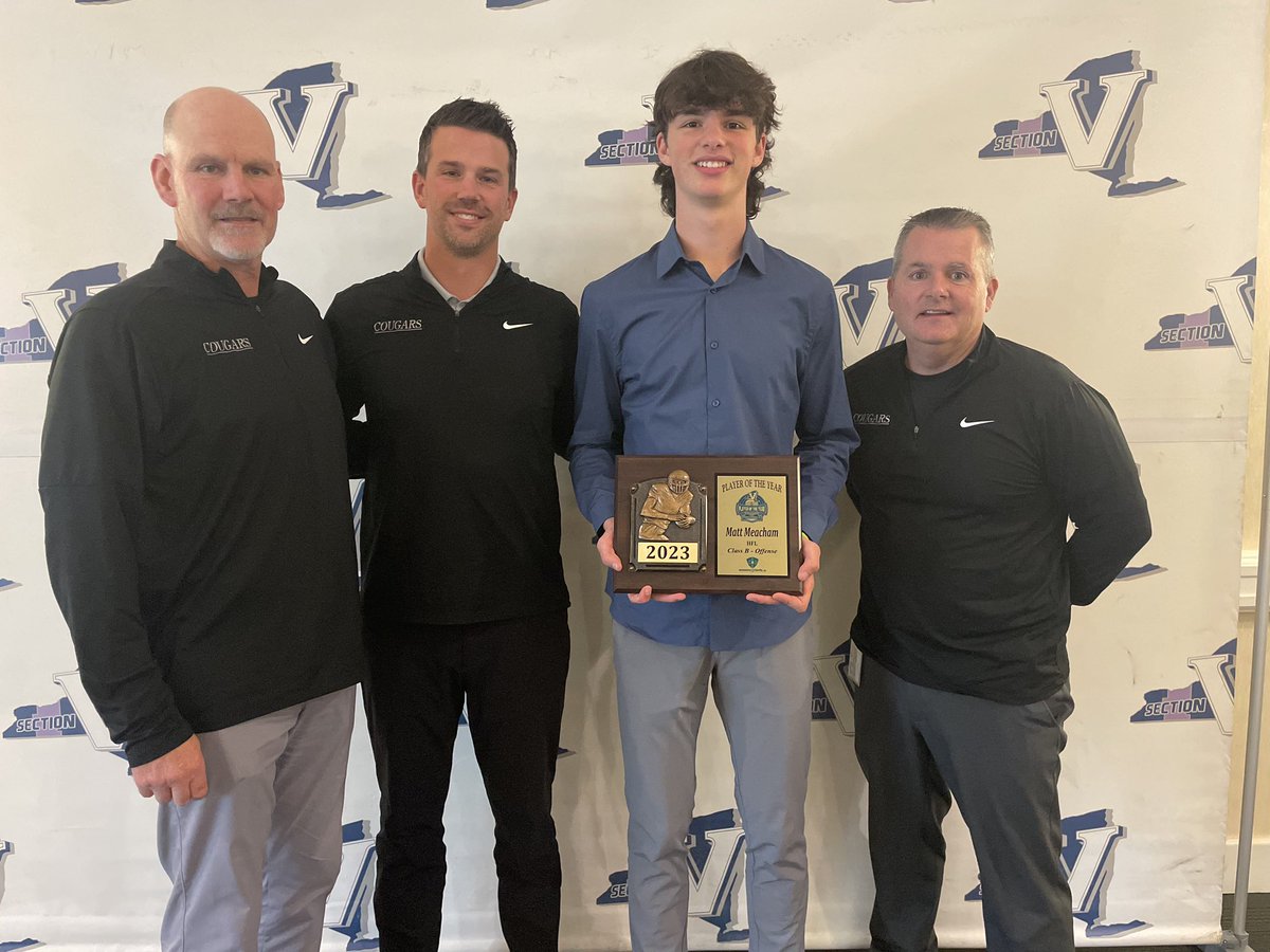 Proud and honored to be recognized as Class B offensive co-player of the year!