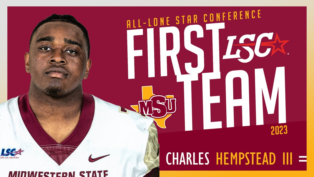 🏈 | Senior Trey Hempstead garnered All-Lone Star Conference first-team honors! #StangGang