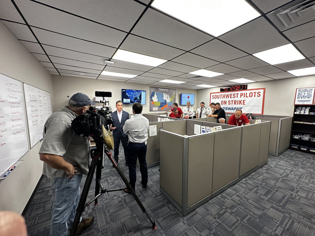 CBS11 DFW stopped by the Strike Center this morning to talk with VP Tom Nekouei about negotiations, strike prep, and what the future holds for SWAPA members and <a href="/SouthwestAir/">Southwest Airlines</a> customers.

#ReadyToStrike