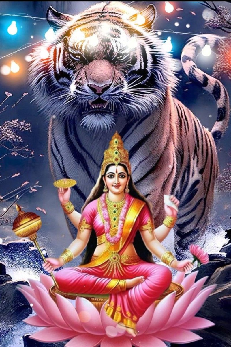 ये मोह माया एक सपना है 
सिर्फ माँ का नाम ही अपना है
🕉 नमो महालक्ष्मी 
नमोस्तुते महामाये श्रीपीठे सुर पूजीते 
शंख चक्र गदा हस्ते महालक्ष्मी नमोस्तुते 
मांगने पर जहाँ पूरी हर मन्नत होती हैं 
माँ के पैरों में ही तो ओ जन्नत होती है
माता रानी का आशीर्वाद आप पर बना रहे 
शुभ प्रभात 🙏