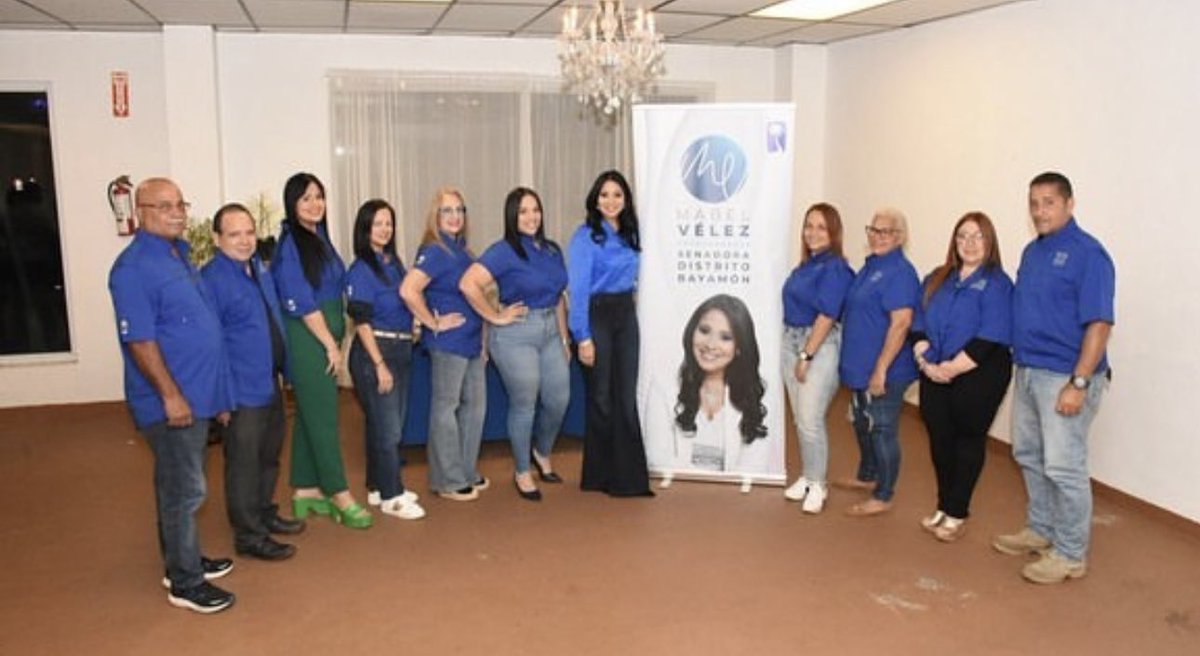 mabelvelezpr's tweet photo. Con mucho orgullo y entusiasmo presento mi equipo de campaña. Hombres y mujeres que me apoyan llenos de valor, lealtad y comprometidos con nuestro distrito. Agradecida de cada unos de ustedes, se que juntos lograremos el cambio que hace falta. #FuerzaYProgreso #SenadoPNP https://t.co/dK2Q8YacFC