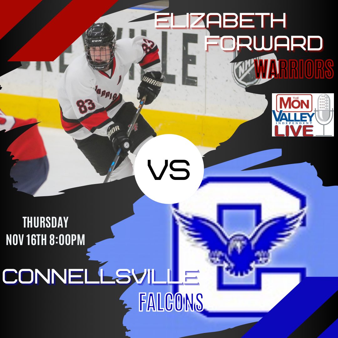 It’s a PIHL D2 matchup tonight on MVI Live. 🏒: EF 🆚 Connellsville 📍CFS Bank Event Center 🕗 8:00 PM 🎙 @ALyons2631 💻 webca.st/240030
