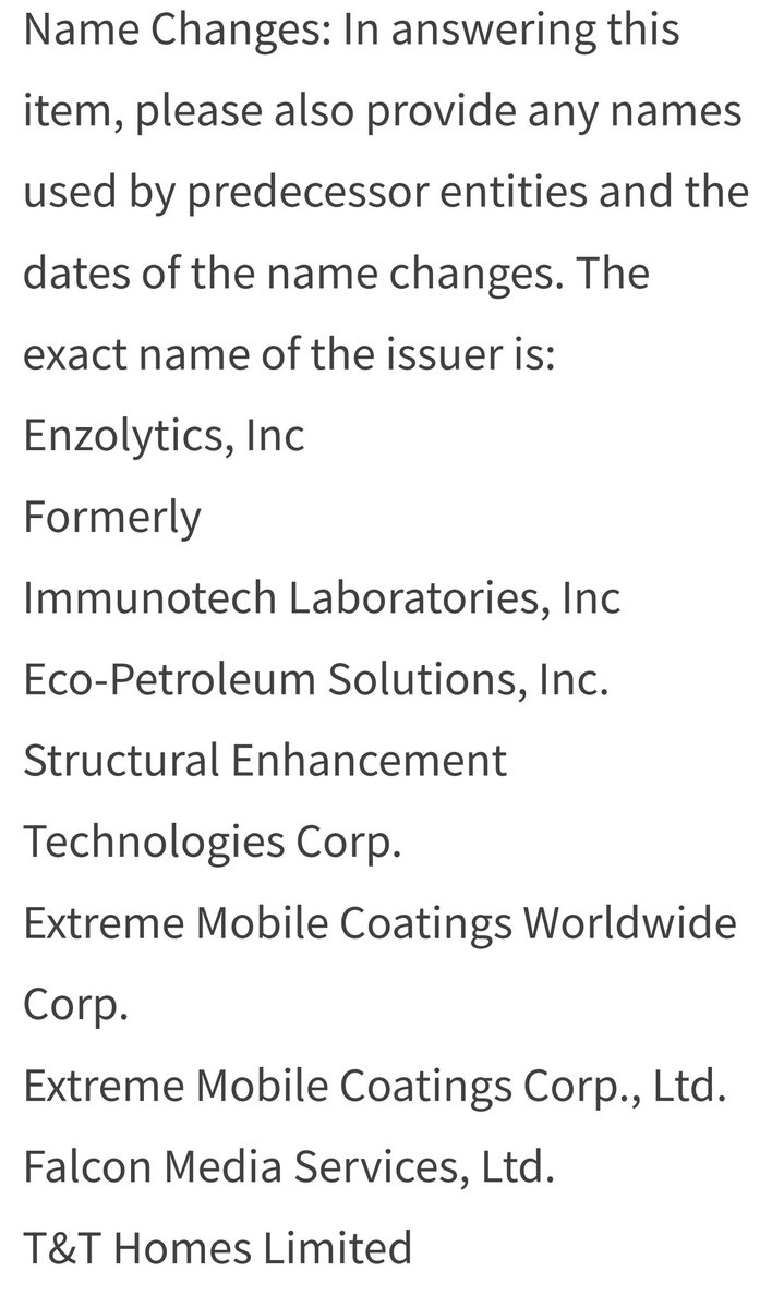 GodFrauderCap's tweet image. $ENZC a former media or petrol company will not cure you . So silly wabbit