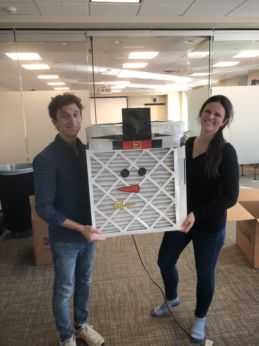 Do you want to build a snowman? We did! Had a great time at the #CorsiRosenthalBox build event  @Brown_SPH . Thanks for being such a great co-first author @alanjfossa