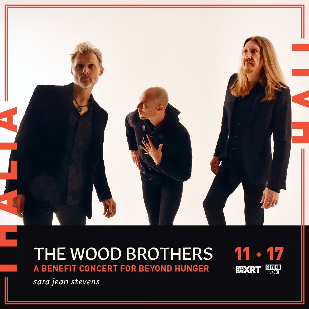 TOMORROW! Head to Thalia Hall for The Wood Brothers: A Benefit for Beyond Hunger with Sara Jean Stevens on Friday, November 17th. Tix: ticketweb.com/event/the-wood…