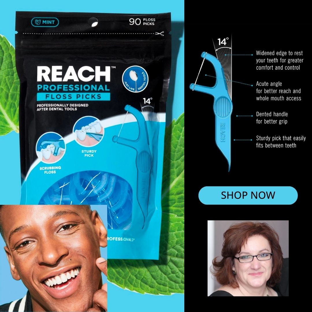 AvonLadyNJ's tweet photo. 🦷 Get that perfect 14-Degree Angle with REACH Professional Floss Picks! Say goodbye to plaque in hard-to-reach spots. 🌿 Minty fresh too! #OralCare #FlossPicks [Link: https://t.co/NjBqFNukpj] https://t.co/b8G3OXAXjj