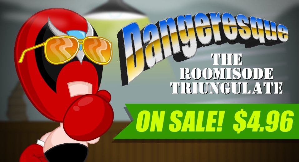 StrongBadActual's tweet image. Looks like I’m gonna have to drop…
my price for a limited time!!
Dangeresque on sale on Steam for under 5 bucks!
store.steampowered.com/app/2442020/Da…