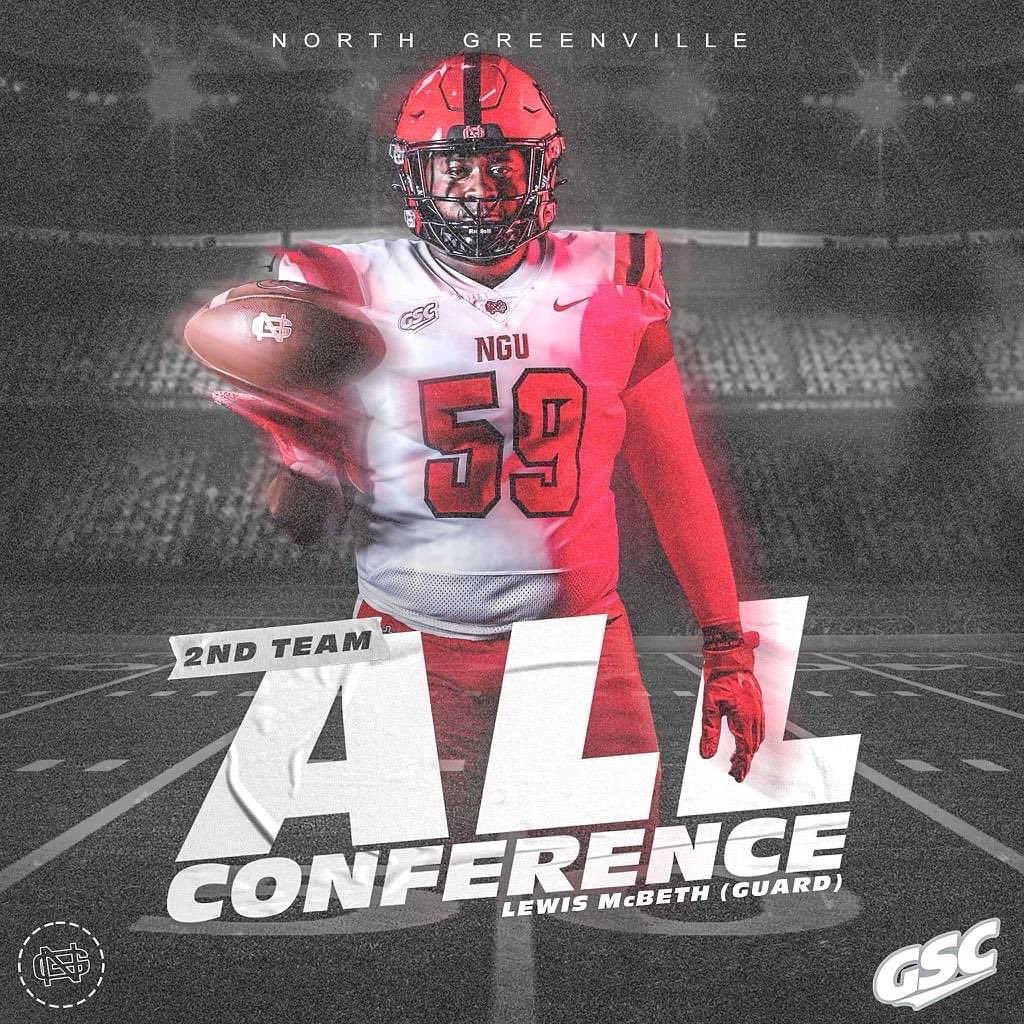 Union County Football (@uchsfb) on Twitter photo Congratulations to UC Football alum Lewis McBeth <a href="/_lew59/">Lewis McBeth</a> on being named Second Team All Conference at <a href="/NGUFootball1/">North Greenville Football</a> Go Be Great #ΤΣΒ #UCHome Congratulations to UC Football alum Lewis McBeth <a href="/_lew59/">Lewis McBeth</a> on being named Second Team All Conference at <a href="/NGUFootball1/">North Greenville Football</a> Go Be Great #ΤΣΒ #UCHome