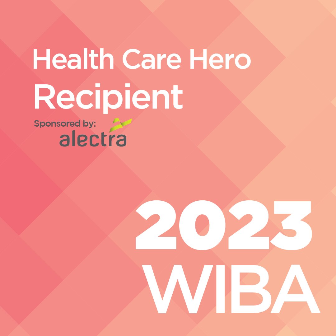 💗🧡 WIBA Recipient 🧡💗 🏆 2023 Health Care Hero Award Recipient: Karen Lutz For more information on the recipient, click here: 🔗gncc.ca/2023-wibas-hea… Sponsored by: Alectra #WIBA2023