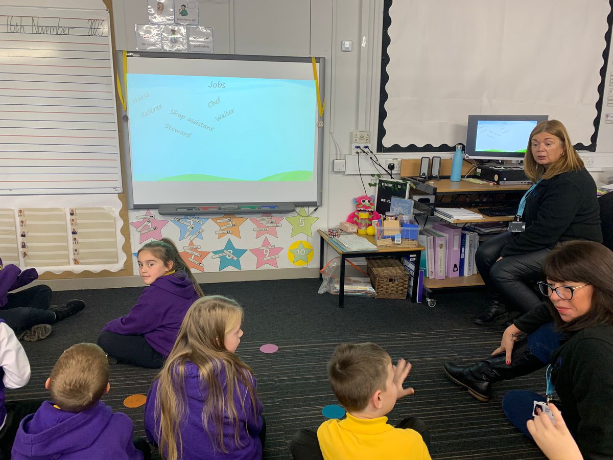 ✨If you can dream it, you can do it! ✨

Heather and Ann from @wisegroup_se visited P4 today to discuss all things careers. We couldn’t believe how many skills we are already developing towards our dream jobs! 👩🏻‍🔧🧪⚽️ 🔧👨🏽‍⚕️

@mywowscotland
#ScotCareersWeek23