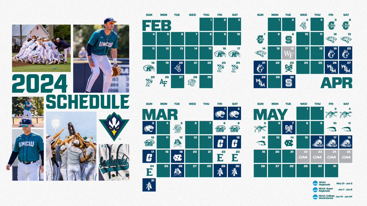 UNCW Baseball (@uncwbaseball) on Twitter photo The defending @caasports champions, both regular season and tournament, have released their schedule for the 2024 season #Collegebaseball #ncaabaseball #UNCW #caasports <a href="/d1baseball/">D1Baseball</a>
Story: bit.ly/3sDw04q
Schedule: bit.ly/3QKvSYO The defending @caasports champions, both regular season and tournament, have released their schedule for the 2024 season #Collegebaseball #ncaabaseball #UNCW #caasports <a href="/d1baseball/">D1Baseball</a>
Story: bit.ly/3sDw04q
Schedule: bit.ly/3QKvSYO
