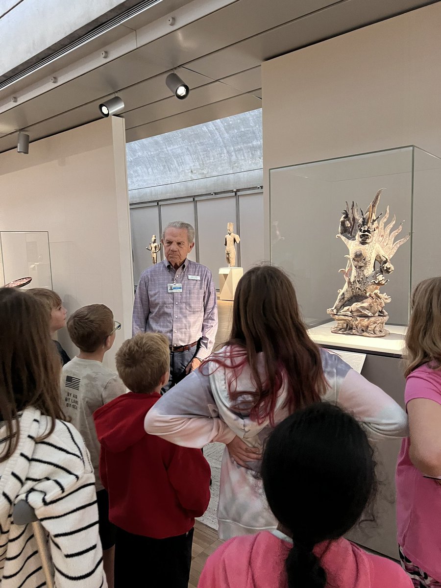 Museum Field Trip today

One of my 9 year old students asks “if this was supposed to protect them in the afterlife.. why do we have it here? In Fort Worth…?” 

Great question! #outofthemouthsofbabes #kimbellartmuseum