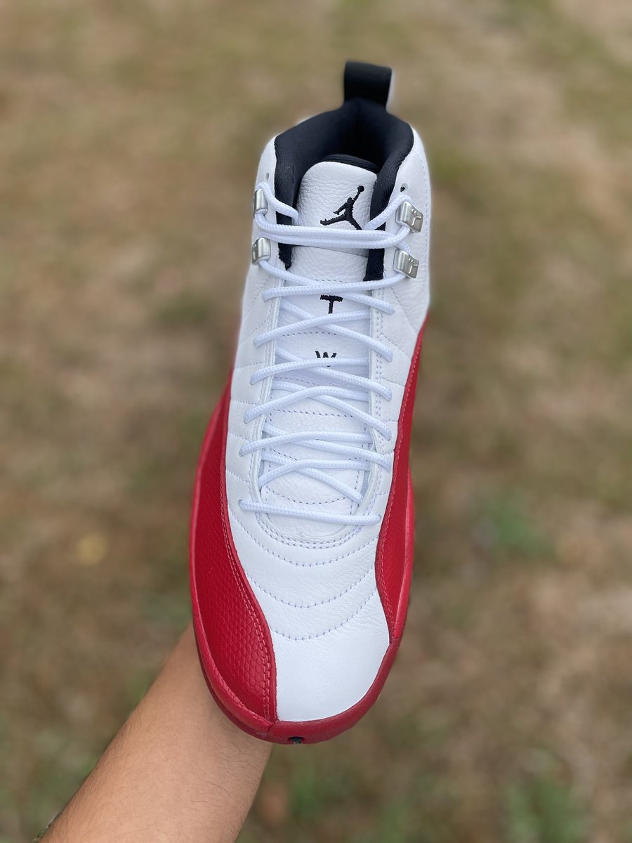 solechance's tweet photo. Jordan 12 Retro “Cherry” (2023) 🍒 https://t.co/NiwRIa47tZ