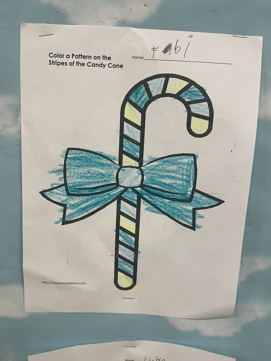 “I can make a pattern on a candy cane”! Way to go kinders. 
<a href="/DPCDSBSchools/">Dufferin-Peel Catholic District School Board</a> <a href="/SetonWildcats/">SETON DPCDSB</a>