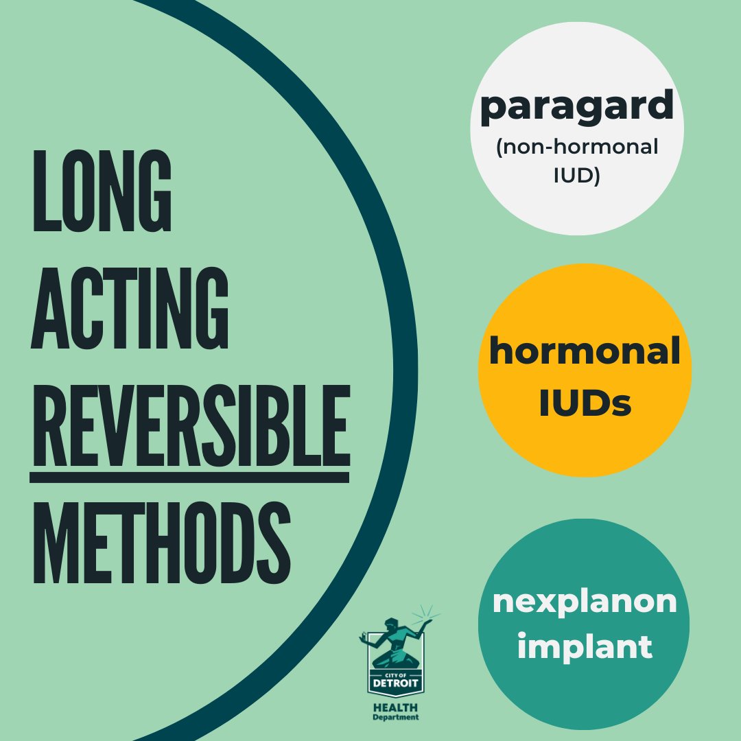 idecidedetroit's tweet image. #MethodMonday - Have you heard the term LARC? It stands for Long Acting Reversible Contraceptive, and they are the most effective and reversible means of birth control. plannedparenthood.org/planned-parent…. Give us a call at 313-876-4319 to learn more or to schedule an appointment.